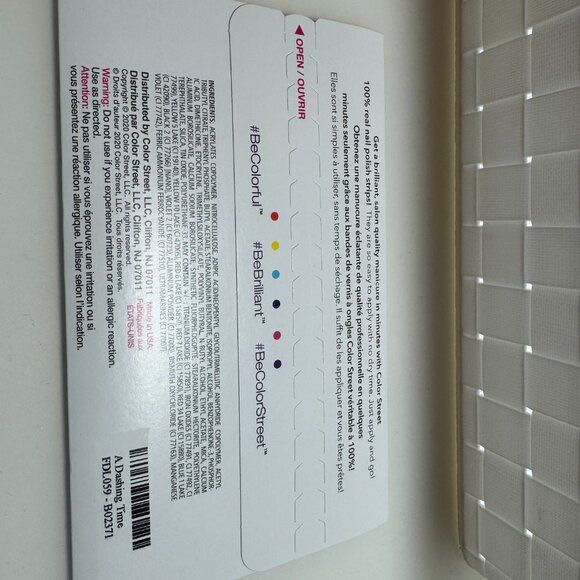 A Dashing Time, Color Street Nail Polish Strips - Picture 2 of 3